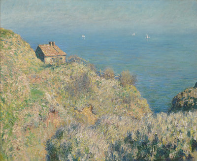 Claude Monet, La maison du pêcheur, Varengeville (De hut van de visser, Varengeville), 1882, Olieverf op doek, 71,5 × 58 cm, Collectie Museum Boijmans Van Beuningen, Rotterdam